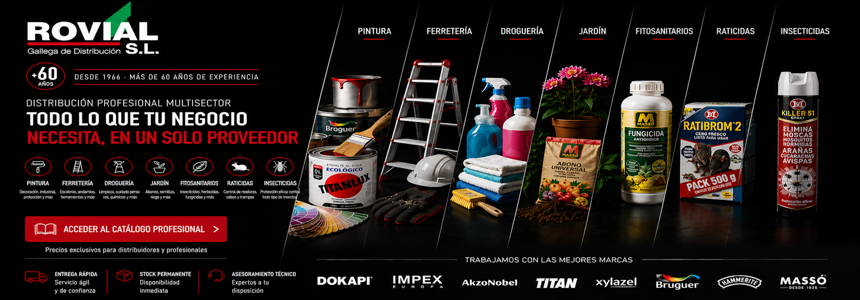 Rovial distribución profesional multisector